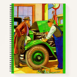 1924 Kelly Springfield Ballonreifen und Notizbuch