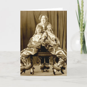 1925 Actresses on Stage Karte