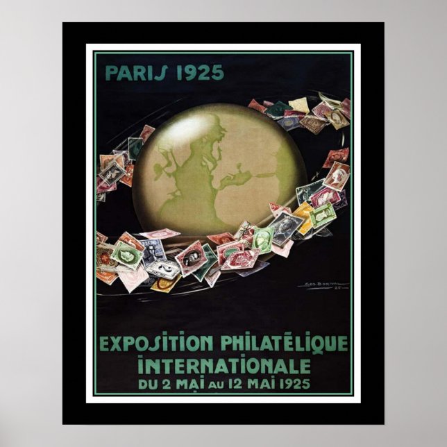1925 Ausstellung in Paris Poster (Vorne)