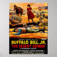 1925 Buffalo Bill, Jr. - Wüstendemon-Filmplakat