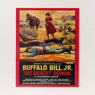 1925 Buffalo Bill, Jr. - Wüstendemon-Filmplakat Puzzle