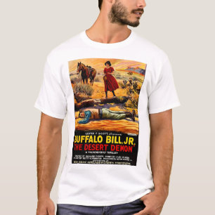1925 Buffalo Bill, Jr. - Wüstendemon-Filmplakat T-Shirt