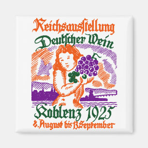1925 Deutsches Weinfest Magnet