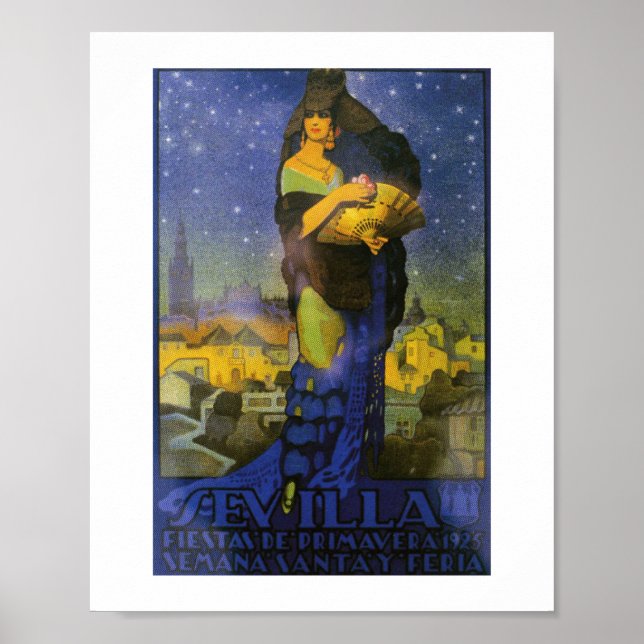 1925 in Sevilla Poster (Vorne)