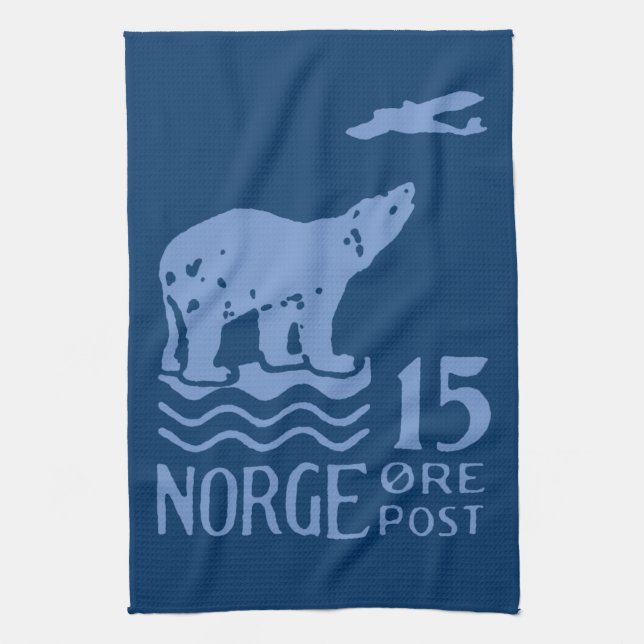 1925 Norwegischer Eisbär Handtuch (Vertikal)