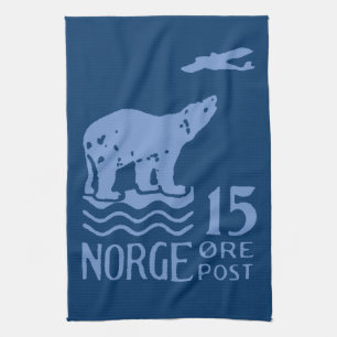 1925 Norwegischer Polarbär Handtuch