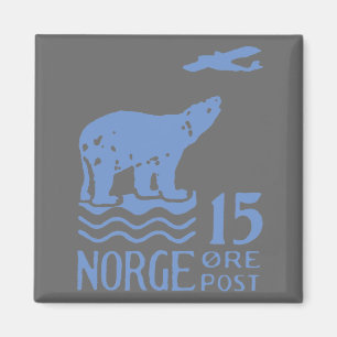 1925 Norwegischer Polarbär Magnet