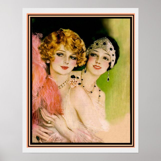 1925 Pictorial Review Art Deco Print - Earl Christ Poster (Vorne)