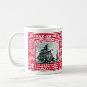 1925 Skandinavier-Amerikaner-Briefmarke Tasse