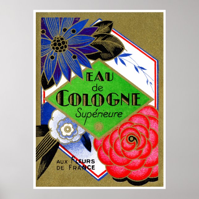 1925 Superieure-Blume des französischen Parfums Poster (Vorne)