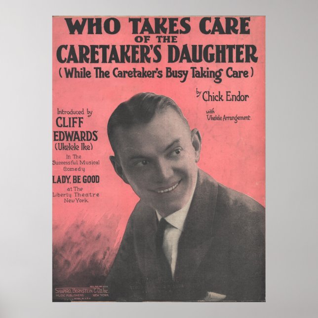 1925: Wer kümmert sich um die Karriere als Tochter Poster (Vorne)