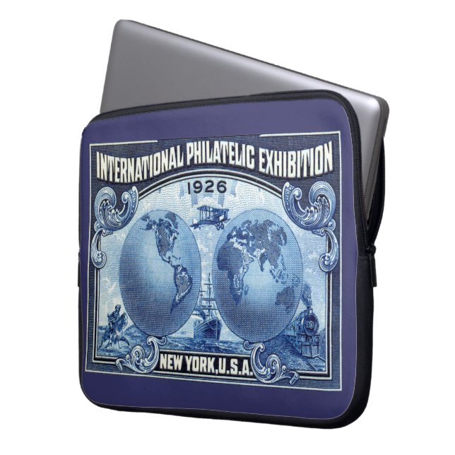 1926 Internationale PhilatelieExpo New York Laptopschutzhülle (Vorderseite Links)