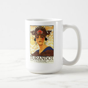 1926 Plakat - Turandot durch Puccini Kaffeetasse