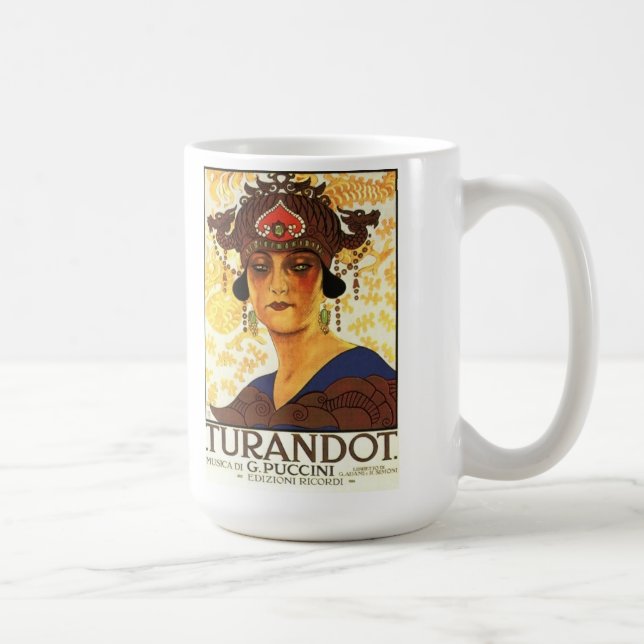 1926 Puccini Poster Tasse (Rechts)