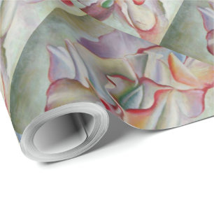 1926 Vintag Pink Platterbsen Georgia O'Keefe Geschenkpapier