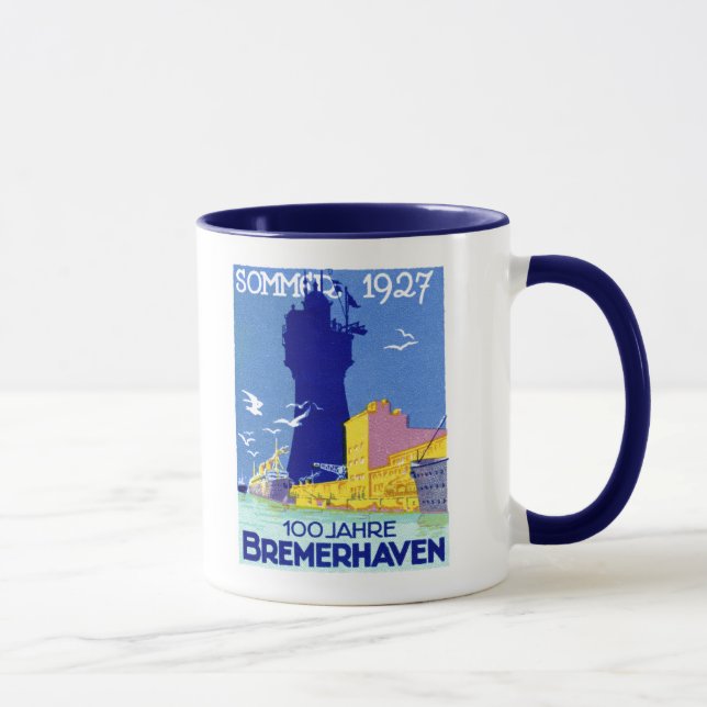 1927 Bremerhaven Deutschland Tasse (Rechts)