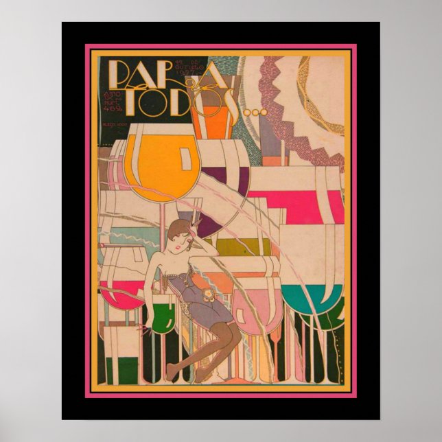 1927 Para Todos Art Deco Poster (Vorne)