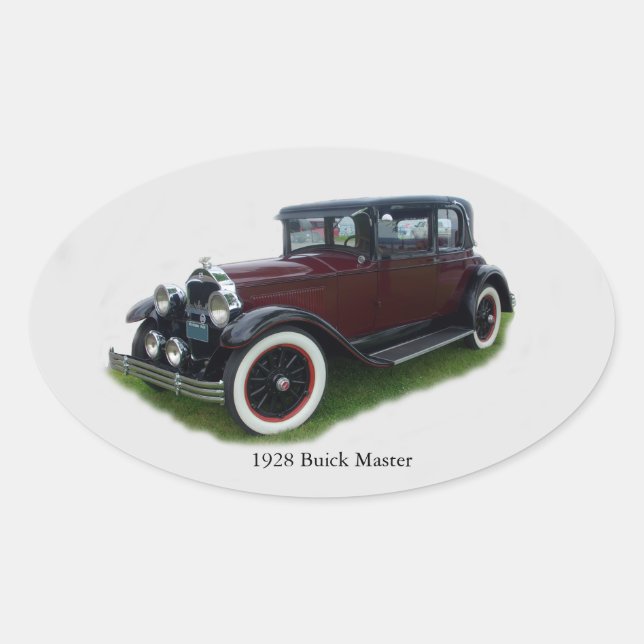 1928 Buick Master Aufkleber (Vorderseite)