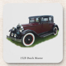 1928 Buick Master Set mit 6 Untersetzer