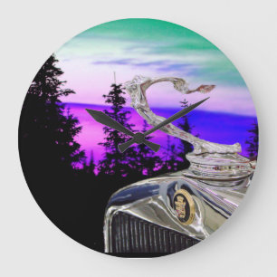 1928 Cadillac Town Car Große Wanduhr