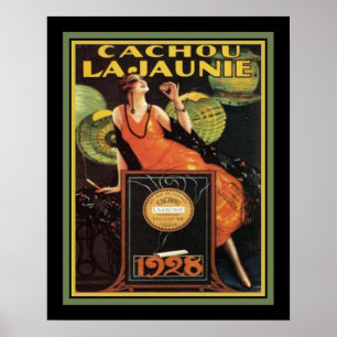 1928 Deko "Cachou Lajunie" Tobacco Ad