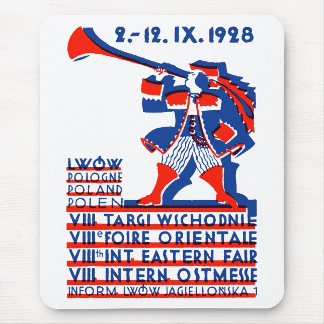 1928 Lwow Eastern International Fair Mousepad (Vorne)