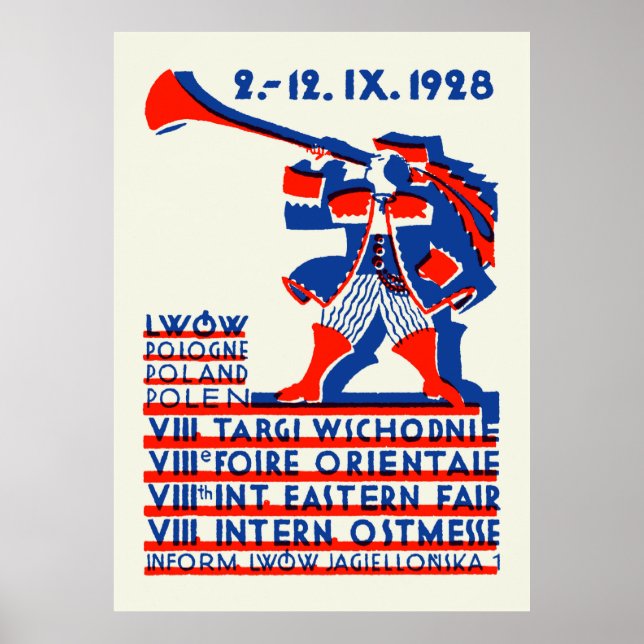 1928 Lwow Eastern International Fair Poster (Vorne)