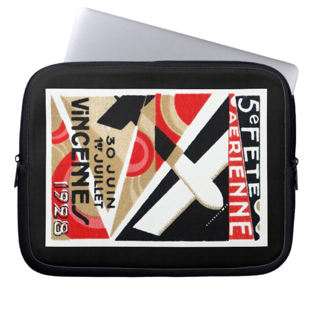 1928 Paris Air Show Laptopschutzhülle (Vorderseite)
