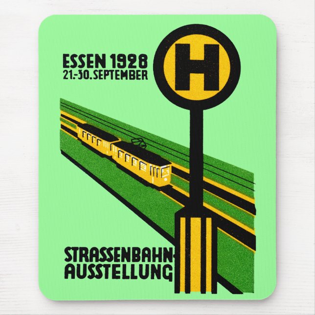 1928 Street Car Exposition Mousepad (Vorne)
