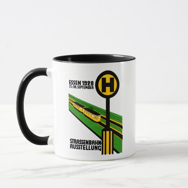 1928 Street Car Exposition Tasse (Links)