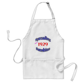 1929 ausgebreiteter Sonnenschein Schürze
