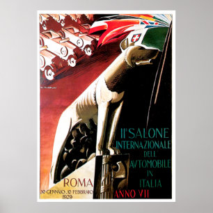1929 Auto Rom Italien Auto Poster anzeigen