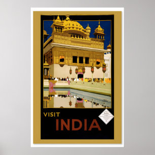 1930 Besuch Indien Delhi Haus - Klassisch Alt Vint Poster