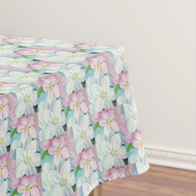 1930 blüht Vintag Apple Georgia O'Keefe Tischdecke (Beispiel)