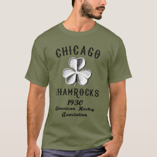 1930 Chicago Kleeblatts American Hockey AHA 🏒 T-Shirt