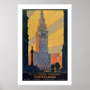1930 Cleveland, Ohio Plakat von Leslie Ragan