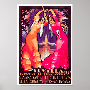 1930 Feria de Sevilla Poster