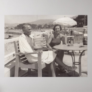 1930 in Cannes, Frankreich Poster