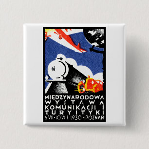 1930 Poster der Poznan Expo Button