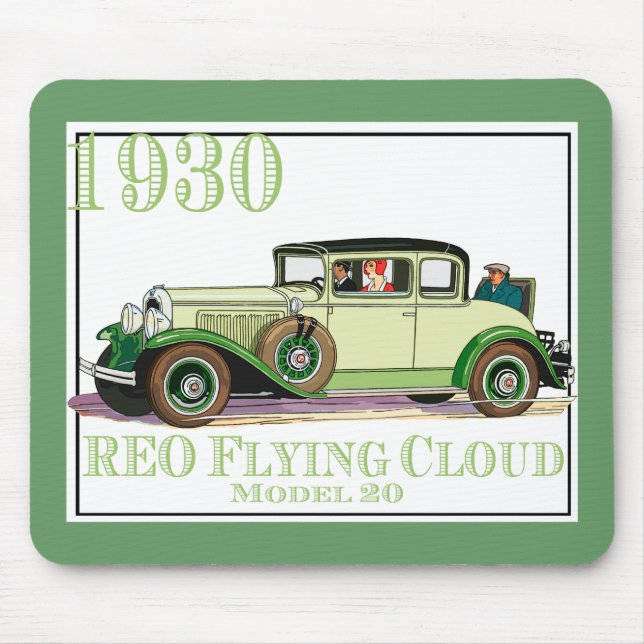 1930 REO Fliegendes Cloud-Modell 20 Mousepad (Vorne)