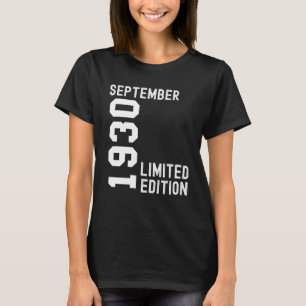 1930 September Happy Birthday Party T-Shirt