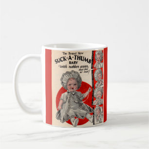 1930 Sind zum Kotzen-a-Thumb-Puppenkleidung Kaffeetasse