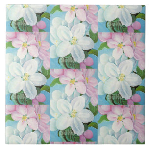 1930 Vintage Apfelblüten Georgia O'Keefe Fliese