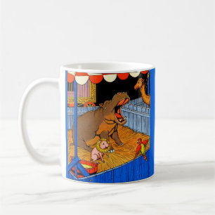 1930 weinend Hippopotamus und Freunde Kaffeetasse