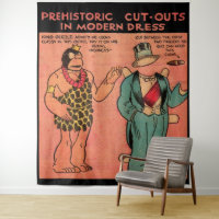 1930er Comic Höhle Mann Papierpuppe King Guzzle
