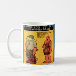 1930er Comic Strippapier Puppe Wuggy Woo Kaffeetasse