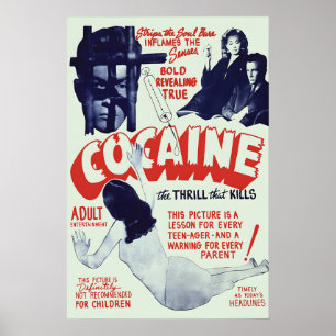 1930er Jahre Anti-Drogen-Plakat - Der Kick, der Poster