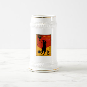 1930er Jahre Klassische Golf Art Print Bierglas