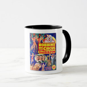 1930er ZIRKUSPROGRAMM COVER ART Tasse