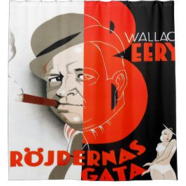 1930's Movie Shower Curtain Duschvorhang